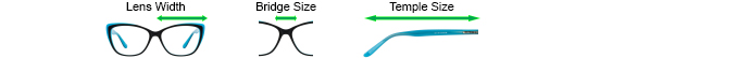 Branzs Eyewear Frame Dimension Guide