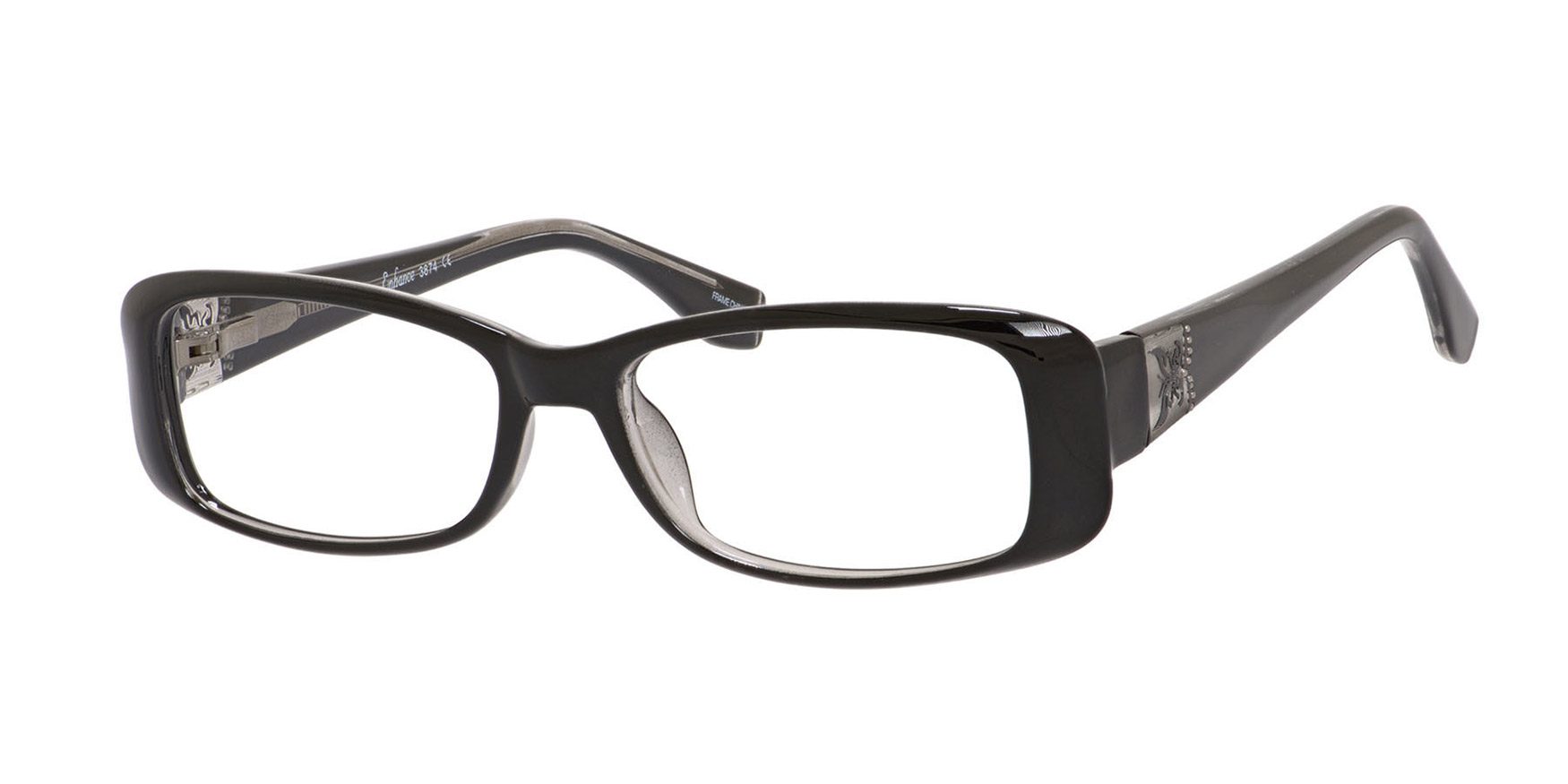 Enhance 3874 Eyeglasses Black