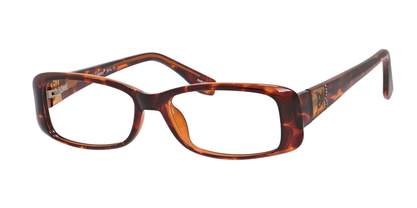 Enhance 3874 Eyeglasses Tortoise