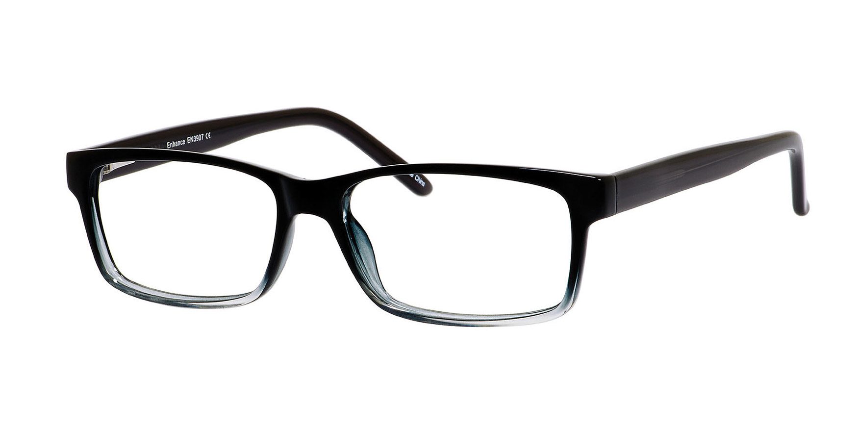 Enhance 3907 Eyeglasses Black Fade