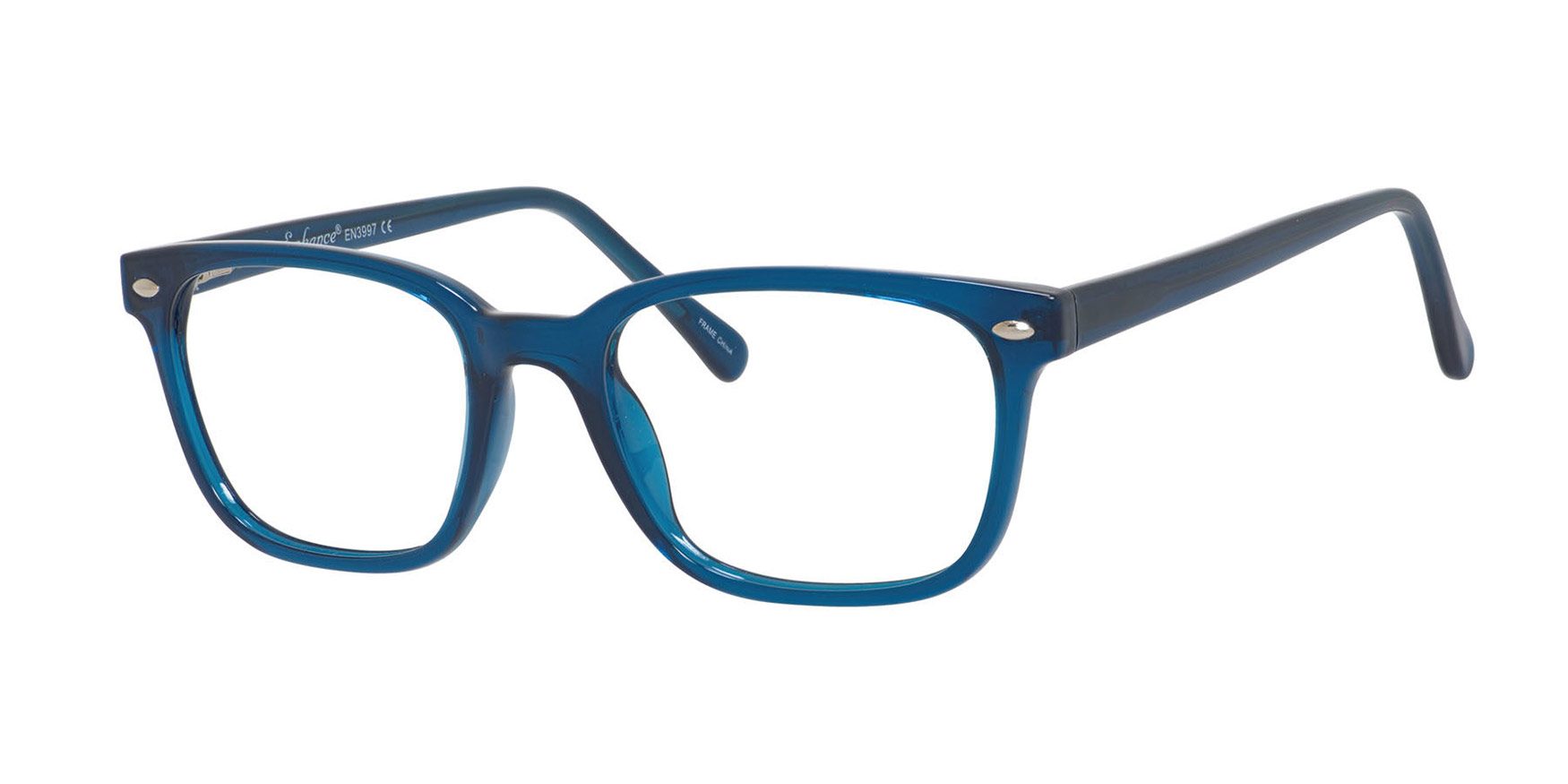 Enhance 3997 Eyeglasses Shiny Indigo