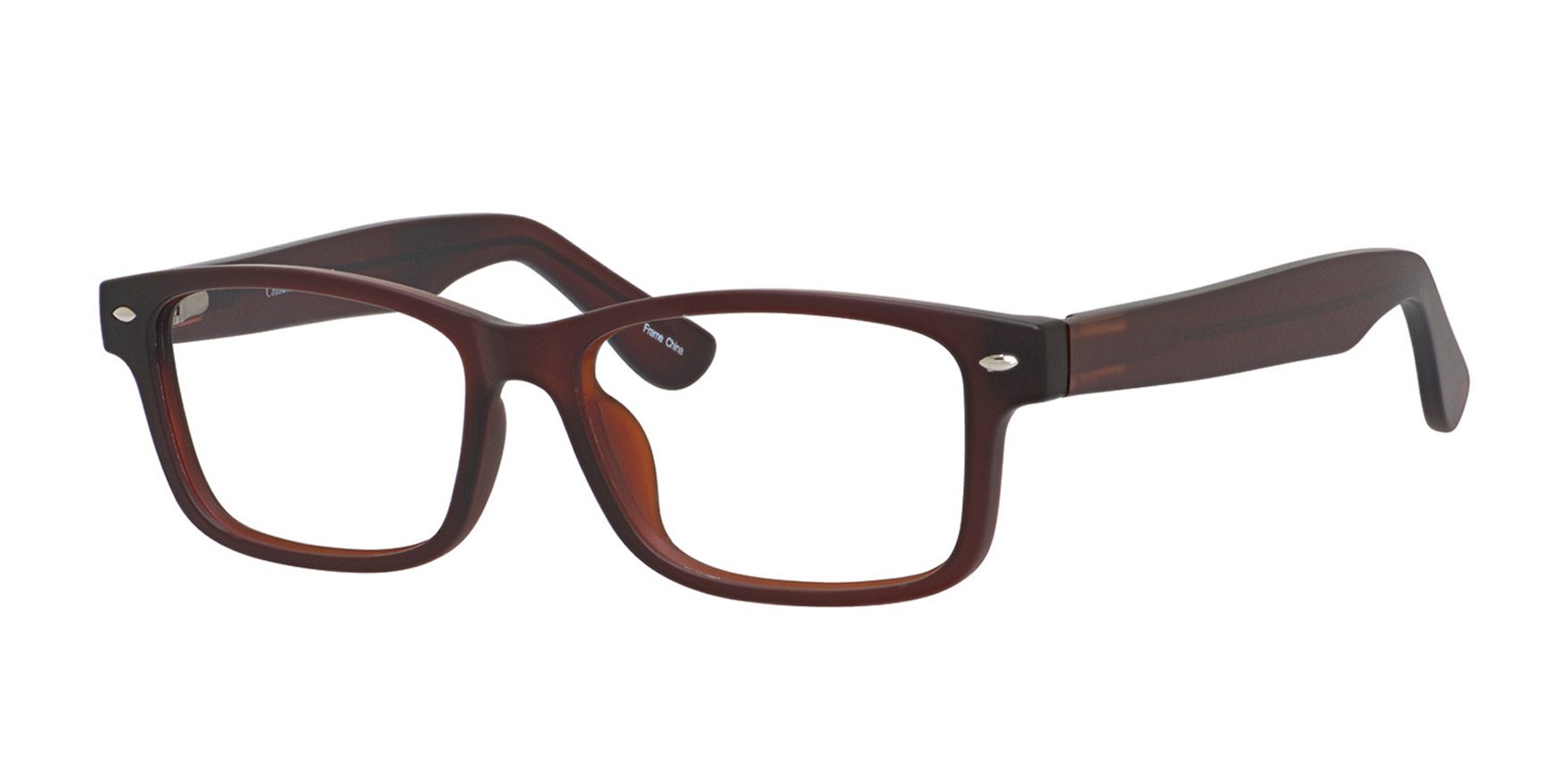 Enhance 4006 Eyeglasses Matte Brown