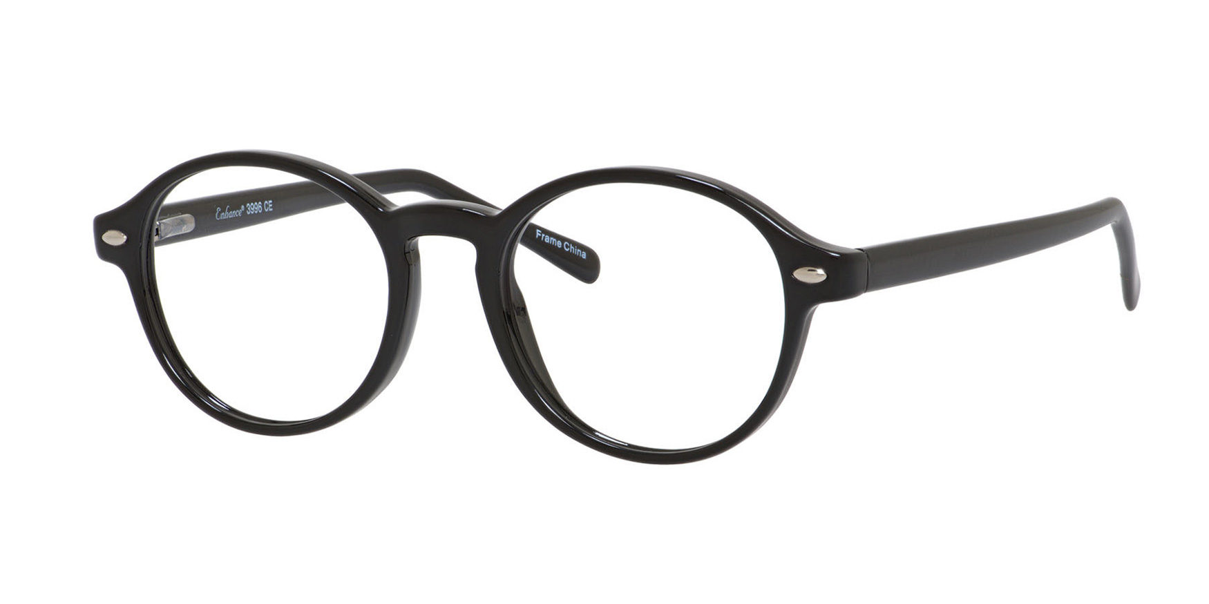 Enhance 3996 Eyeglasses Shiny Black