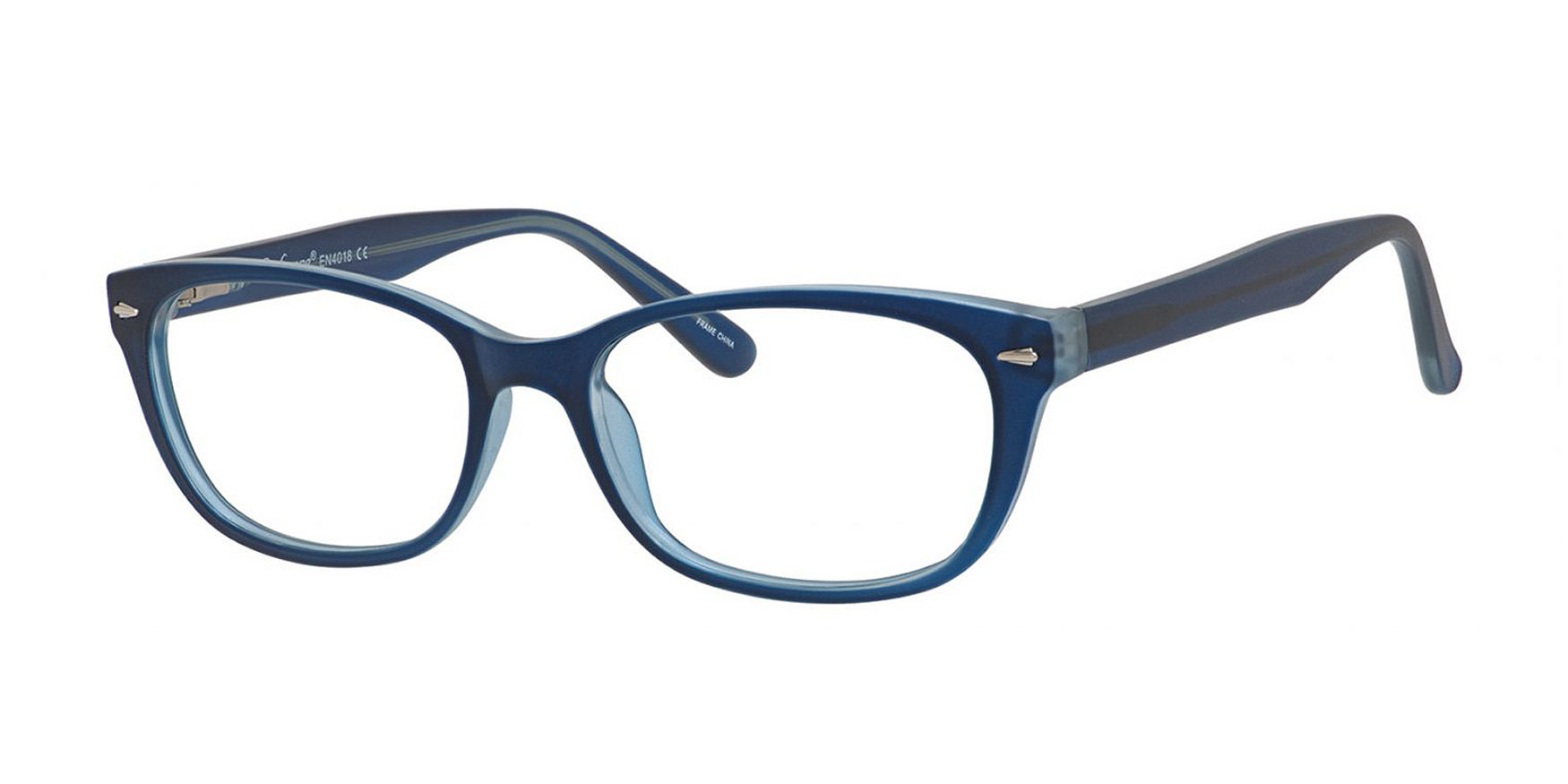 Enhance 4018 Eyeglasses Matt Blue