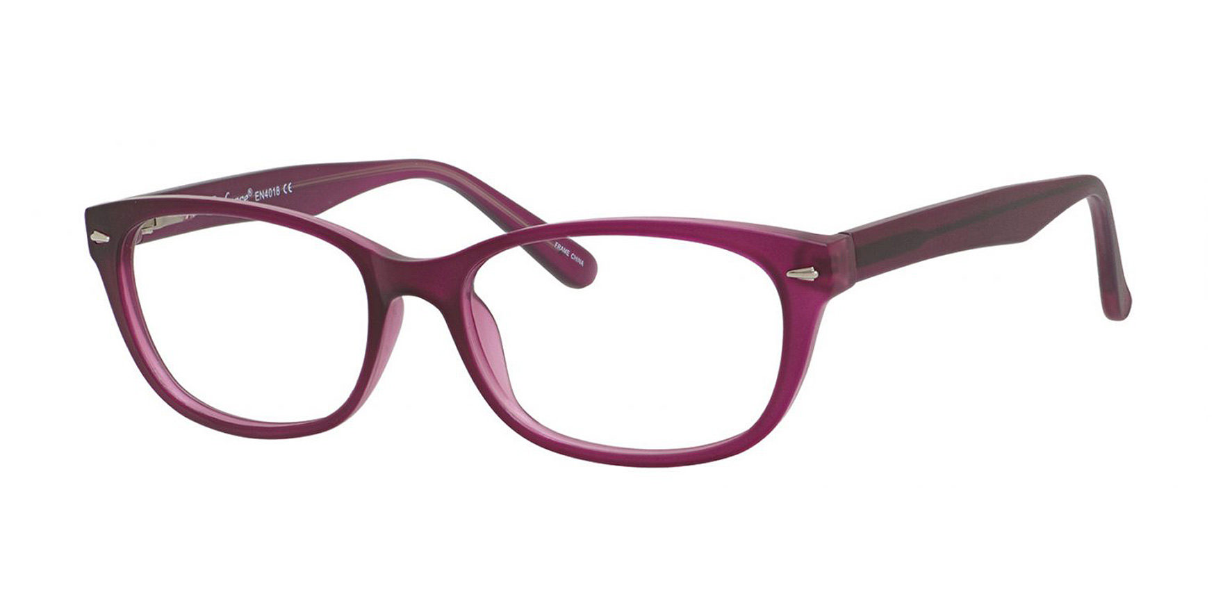 Enhance 4018 Eyeglasses Matt Purple