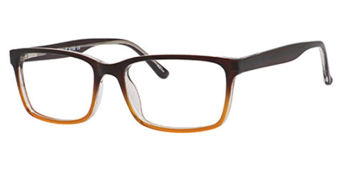 Enhance 4038 Eyeglasses Brown Gradient