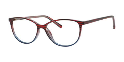 Enhance 4080 Eyeglasses Red Navy Mix