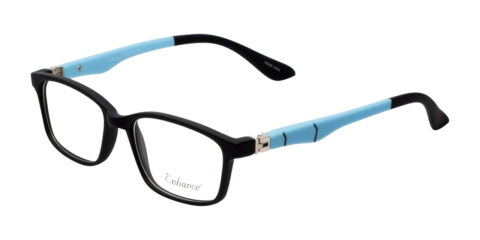 Enhance 4143 Eyeglasses Black Blue