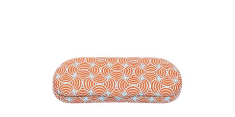 Coral Eyeglass Case Orange