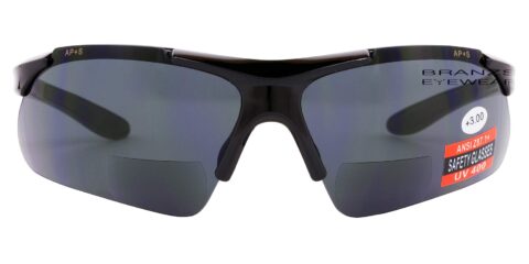 Bifocal Reading Sunglasses ANSI Z87.1 Safety Sun Reader Black