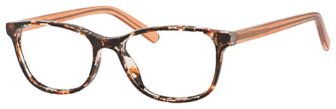 Enhance 4100 Eyeglasses Brown Marble