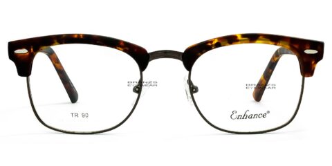 Enhance 4150 Eyeglasses Matte Tortoise Gunmetal