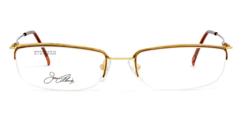 Joan Collins 9655 Eyeglasses Brown Gold