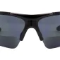 Front view of Bifocal Reading Sunglasses ANSI Z87.1 Safety Sun Reader Black, against a white background.