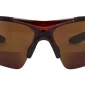 Front view of Bifocal Reading Sunglasses ANSI Z87.1 Safety Sun Reader Brown, against a white background.
