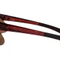 Side view of Bifocal Reading Sunglasses ANSI Z87.1 Safety Sun Reader Brown, against a white background.