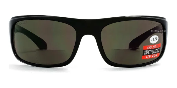 Bifocal-Sun-Readers-Black Front view of Bifocal Sun Readers Black.