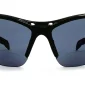Front view of Bifocal Sunglasses Readers Black, against a white background.