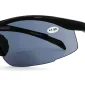 45-degree angled view of Bifocal Sunglasses Readers Black, photographed against a white background.