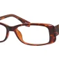 Image of Enhance EN3874 Eyeglasses Tortoise against a white background.