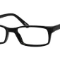 Image of Enhance EN3901 Eyeglasses Black against a white background.