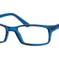 Image of Enhance EN3901 Eyeglasses Cobalt against a white background.