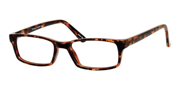 Enhance-3901-Eyeglasses-Tortoise Image of Enhance EN3901 Eyeglasses Tortoise against a white background.