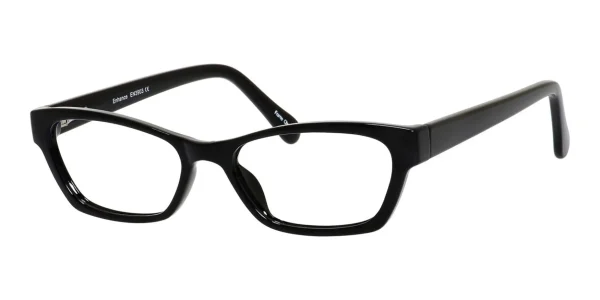 Enhance-3903-Eyeglasses-Black Image of Enhance EN3903 Eyeglasses Black against a white background.