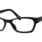 Image of Enhance EN3903 Eyeglasses Black against a white background.