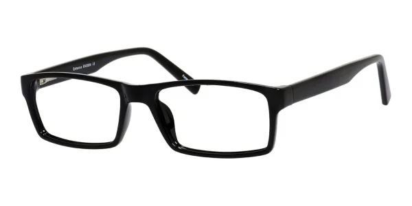 Enhance-3904-Eyeglasses-Black Image of Enhance EN3904 Eyeglasses Black against a white background.