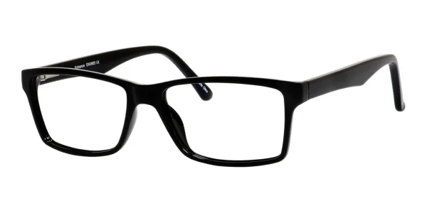 Enhance-3905-Eyeglasses-Black Image of Enhance EN3905 Eyeglasses Black against a white background.