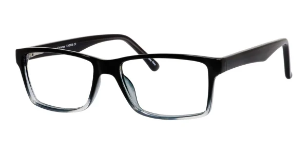 Enhance-3905-Eyeglasses-Black-Fade Image of Enhance EN3905 Eyeglasses Black Fade against a white background.
