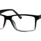 Image of Enhance EN3905 Eyeglasses Black Fade against a white background.