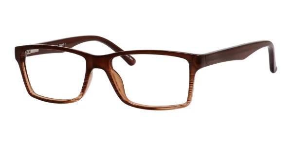 Enhance-3905-Eyeglasses-Brown Image of Enhance EN3905 Eyeglasses Brown against a white background.