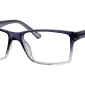 Image of Enhance EN3905 Eyeglasses Gray Fade against a white background.