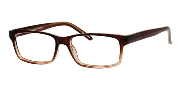 Enhance-3907-Eyeglasses-Brown-Fade Image of Enhance EN3907 Eyeglasses Brown Fade, against a white background.