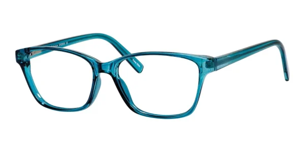 Enhance-3908-Eyeglasses-Azure Image of Enhance EN3908 Eyeglasses Azure against a white background.