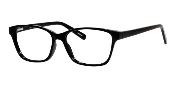 Enhance-3908-Eyeglasses-Black Image of Enhance EN3908 Eyeglasses Black against a white background.
