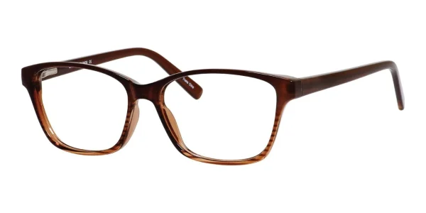 Enhance-3908-Eyeglasses-Brown Image of Enhance EN3908 Eyeglasses Brown against a white background.