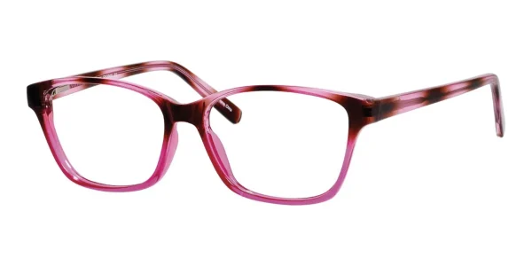 Enhance-3908-Eyeglasses-Fuchsia Image of Enhance EN3908 Eyeglasses Fuchsia against a white background.