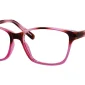 Image of Enhance EN3908 Eyeglasses Fuchsia against a white background.
