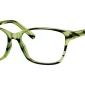 Image of Enhance EN3908 Eyeglasses Jade Marble against a white background.