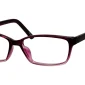 Image of Enhance EN3924 Eyeglasses Purple Fade against a white background.