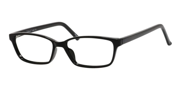 Enhance-3924-Eyeglasses-Shiny-Black Image of Enhance EN3924 Eyeglasses Shiny Black against a white background.