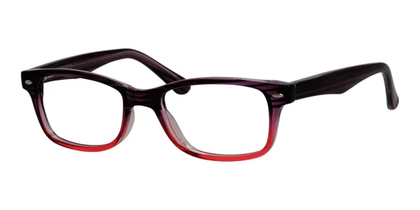 Image of Enhance EN3926 Eyeglasses Burgundy Fade against a white background.