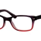 Image of Enhance EN3926 Eyeglasses Burgundy Fade against a white background.
