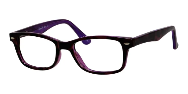 Enhance-3926-Eyeglasses-Tortoise-Lavender Image of Enhance EN3926 Eyeglasses Tortoise Lavender against a white background.
