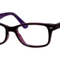 Image of Enhance EN3926 Eyeglasses Tortoise Lavender against a white background.