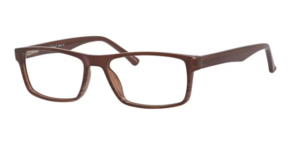 Enhance-3943-Eyeglasses-Brown Image of Enhance EN3943 Eyeglasses Brown against a white background.