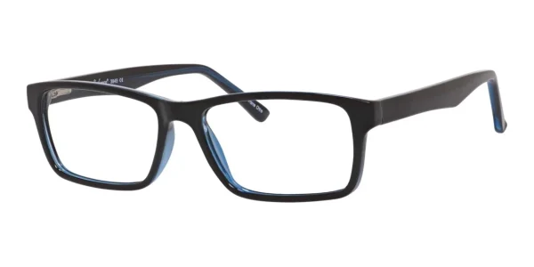 Enhance-3945-Eyeglasses-Black-Sapphire Image of Enhance EN3945 Eyeglasses Black Sapphire against a white background.